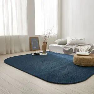 [NS홈쇼핑]해피 극세사 아치형 러그 카페트 사계절 단모 워셔블 침실 거실러그 100x150..[34779560]