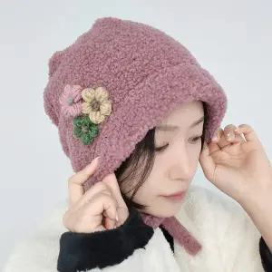 뽀송햇 겨울 엄마 중년 모자 비니 두건