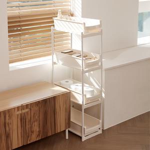 싱크인 슬라이딩선반 틈새 주방선반 수납정리함 틈새선반 다용도 수납장