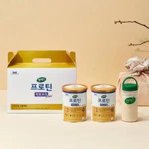 [셀렉스][본사직영] 근력건강 선물세트(프로틴 락토프리 플러스304g x 2캔 + 텀블러증정) / 국내최초 근...