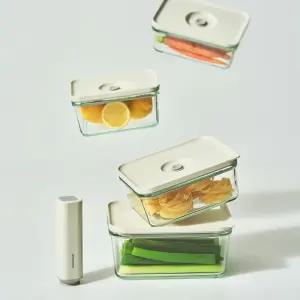 내열유리 진공용기 버큠 5조세트 (용기 4종 + 디바이스)