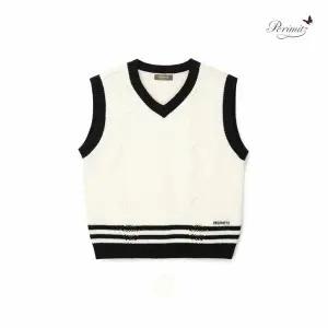 [보리보리/페리미츠]배색 니트 베스트(P2511K402_06)