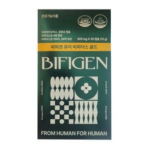 비피젠 퓨어 비피더스 골드 프로바이오틱스 50억 500mg x 30캡슐 1개 / DY