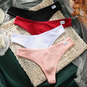 골지 순면 티팬티 여성 T팬티 섹시 바디프로필 바프 의상 속옷