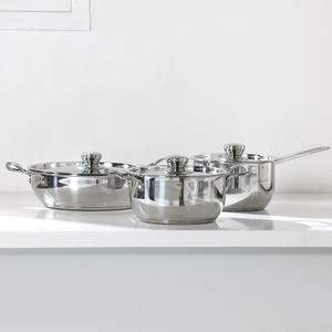 가이타이너 슈라우프 인덕션 스텐냄비 3종 세트 GTC-SUIHS6P8C4