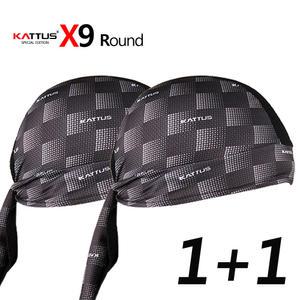 카투스 여름용 쪽모자 X9 ROUND 2pcs 1세트 냉감마스크 두건 냉감소재 자전거 조각모 스컬캡 사이클