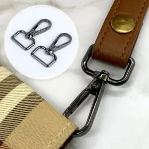 고품질 가방연결고리 부자재 고리 가방끈 흑니켈 20mm 2P D (WFGTGTE)