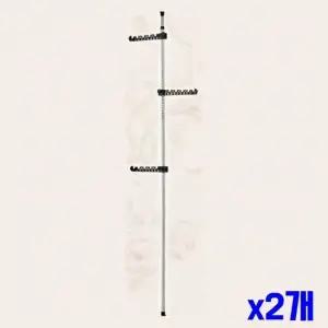 옷행거 공간활용 스탠드행거 x2개 고정식 행거1단 (WFGTMRT)