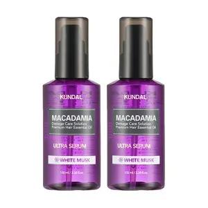 쿤달 울트라 세럼 헤어 에센스 화이트머스크향, 100ml, 2개