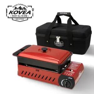 코베아 3웨이 올인원 M-RD 구이바다 KGG-9094RD 전용뚜껑+전용가방포함 멀티캠핑가스버너 가스렌지