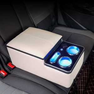 뒷자리 콘솔박스 뒷자석 컵홀더 팔걸이 트레이 수납 클래식 블랙