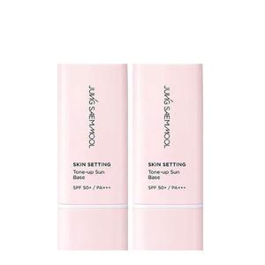 정샘물 스킨 세팅 톤업 선 베이스 40ml+40ml (2개)