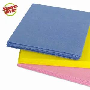 3M 베이직 부직포 칼라행주(10매입) 주방 세차 업소용 (WFH60V7)