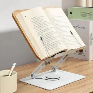 원목 독서대 책받침대 북스탠드 거치대 회전 (WFH66EW)