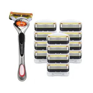 [체험특가] 질레트 호환용 면도기 + 퓨전 프로쉴드 면도날 3개