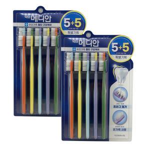 닥터 메디안 칫솔 5+5입 2개