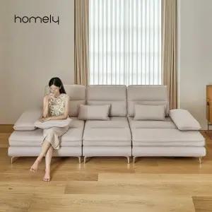 홈리 멜로우 2800 유럽 이지클린 오코텍스 패브릭 스윙 4인 소파