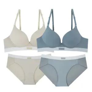 [롯데백화점]예스 [Y-LABEL풀컵]노와이어 아웃핏 여성브라세트2종택1YSWBA801YSWPA801