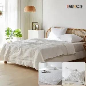 에어로쿨 듀라론 냉감 린넨이불 패드세트 퀸 Q