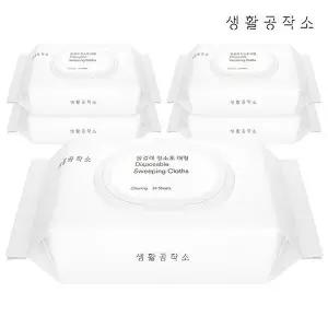 [생활공작소][생활공작소] 물걸레 청소포 대형 24매 x 5입