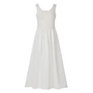 라운드넥 바스락 레이어드 롱 원피스 PBBF5M1OP3000