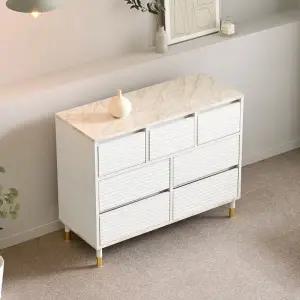 [히트가구] G9212 템바보드 3단7칸 1000 서랍장 5colors (착불)