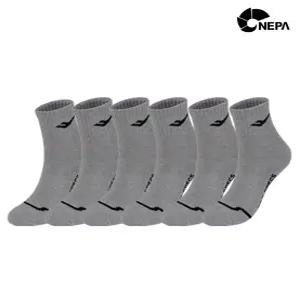 프로스펙스 남성용 스포츠 논쿠션 중목 양말 B타입 세트 그레이