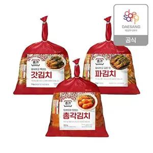 [종가][종가] 갓1kg+파1kg+총각김치850g