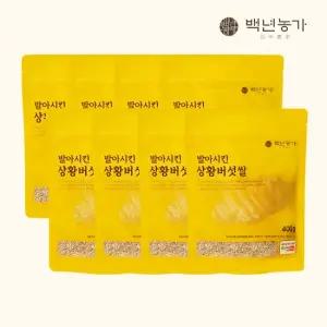 2025년산 햇곡 도정 직후 발아시킨 상황버섯쌀 400g 8봉