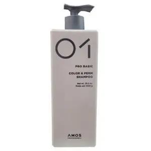 아모스 칼라 앤 펌 샴푸 1000ml