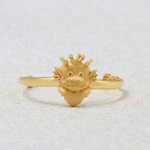 [골드모아]순금 돌팔찌 11.25g 24K [왕관 용띠]