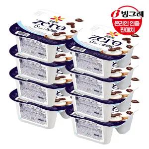 [빙그레] 요플레 제로 초코링 120g 8개 /요거트/토핑요거트