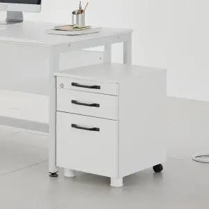 [티에스퍼니처]퍼스 3단 책상 이동서랍 사무용 서랍장