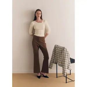 [하프클럽/S쏠레지아]에스쏠레지아 스트레치 부츠컷 팬츠 SOO9ZPT010