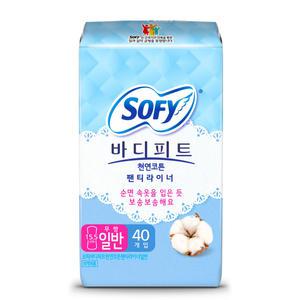 소피팬티라이너 쏘피바디피트 순면 일반 320입
