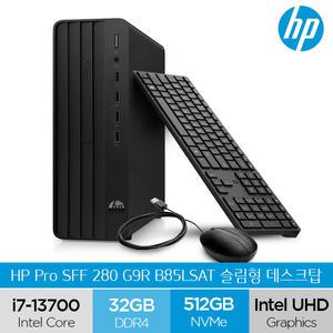 HP Pro SFF 280 G9R B85LSAT i7 32GB 512GB 고사양 학생용 작업용 컴퓨터 (A)