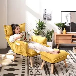 소파 세트 조절 스툴 1인용 옐로우 각도 (WFHJMDR)