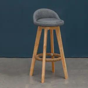 의자 가죽 원목바 73cm 마이홈 (WFHJKWU)