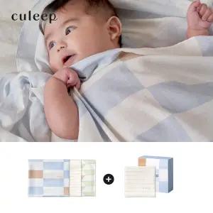 [쿨립]  신생아 아기 처음맞이 세트(천기저귀3p+손수건10p)