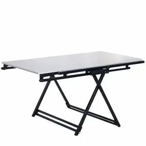 화이트 테이블 및 선반 2in1 접이식 (WFHJLFJ)