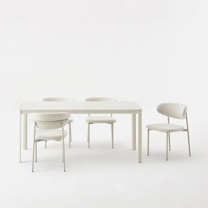 한샘 위드 세라믹 6인 식탁세트 1750 (위드라운드의자4포함)