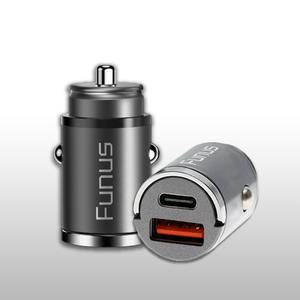 펀어스 자동차 충전기 차량용 고속충전 시거잭 고속충전기 C타입+USB-A타입
