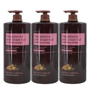 마카다미아 앤 브라질넛 리페어 샴푸 1500ml 3개