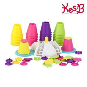 (학습교재)코레샵 캐스B 색깔따라컵쌓기(2587)