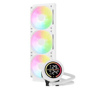 :앱코 포세이돈 P360D ARGB 디스플레이 수냉 CPU 쿨러 (화이트)