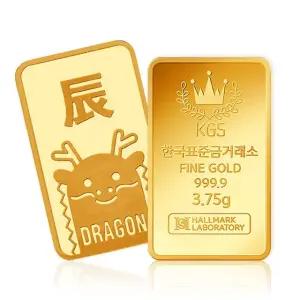 순금 12지신 용 골드바 3.75g [1돈]