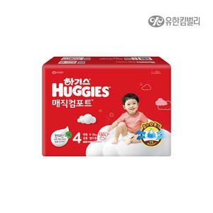 하기스 매직컴포트 밴드형 4단계 60매 /기저귀