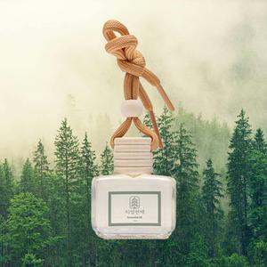 리얼편백 피톤치드 편백오일 천연 차량용 방향제 10ml, 2개 천연 아로마 디퓨저 탈취제 냄새제거 공기정화 실내용 차량용 선물용 에센셜오일