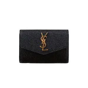 [명품] 모노그램 업타운 플랩 카드지갑 블랙 금장 582305 1GF0J 1000