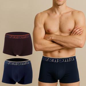 레노마 남성 코튼 스트레치 드로즈 2매세트 #4 (네이비,와인)